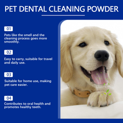 Fresh Breath & Gentle Teeth Cleaning Powder for Dogs (80g Spoon)