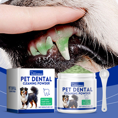 Fresh Breath & Gentle Teeth Cleaning Powder for Dogs (80g Spoon)